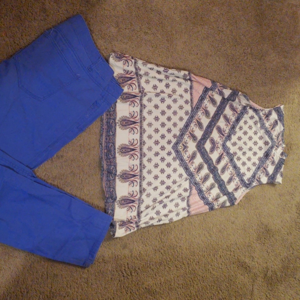Blue pants